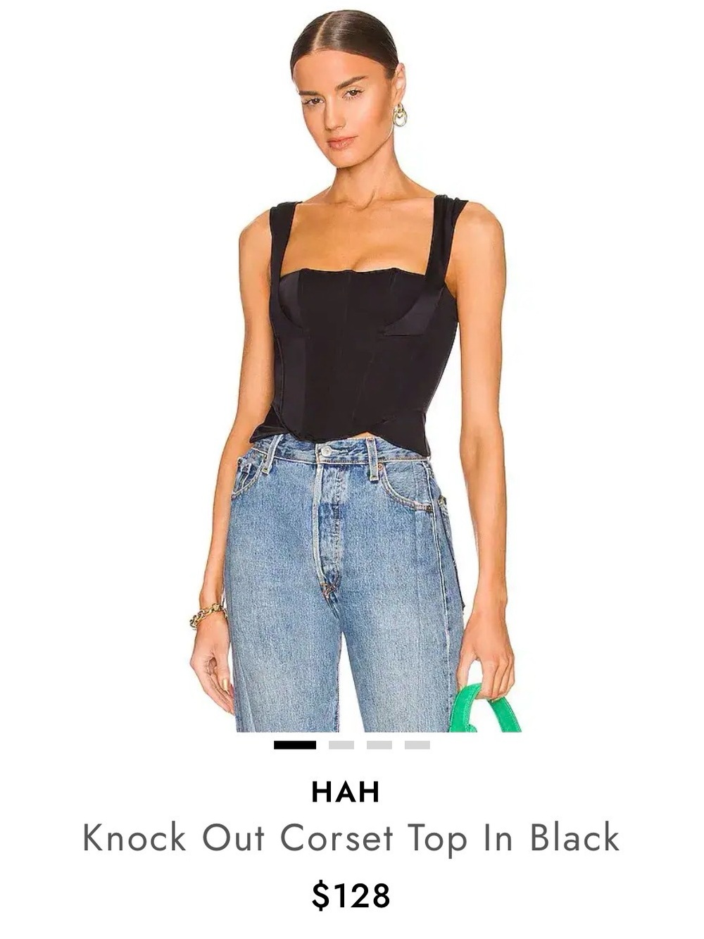 HAH Black Structured Corset Camisole
Never weared 🚫